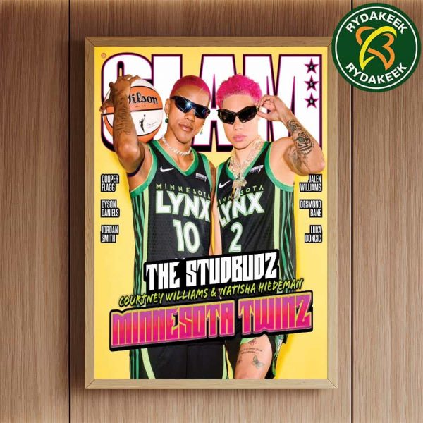 The Studbudz Courtney Williams and Natisha Hiedeman Minnesota Lynx SLAM 258 Cover Collection 2025 Home Decor Poster Canvas