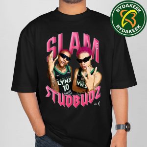 The Studbudz Courtney Williams x Natisha Hiedeman Minnesota Lynx SLAM 258 Cover Collection 2025 T-Shirt