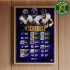 The official NFL schedule of Buffalo Bills 2025 Home Decor Poster Canvas