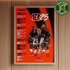 The official NFL schedule of Cleveland Browns 2025 Home Decor Poster Canvas