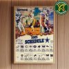 The official NFL schedule of Denver Broncos 2025 Home Decor Poster Canvas