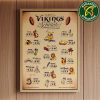 The official NFL schedule of Philadelphia Eagles 2025 Home Decor Poster Canvas