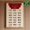 The official NFL schedule of Tennessee Titans 2025 Home Decor Poster Canvas