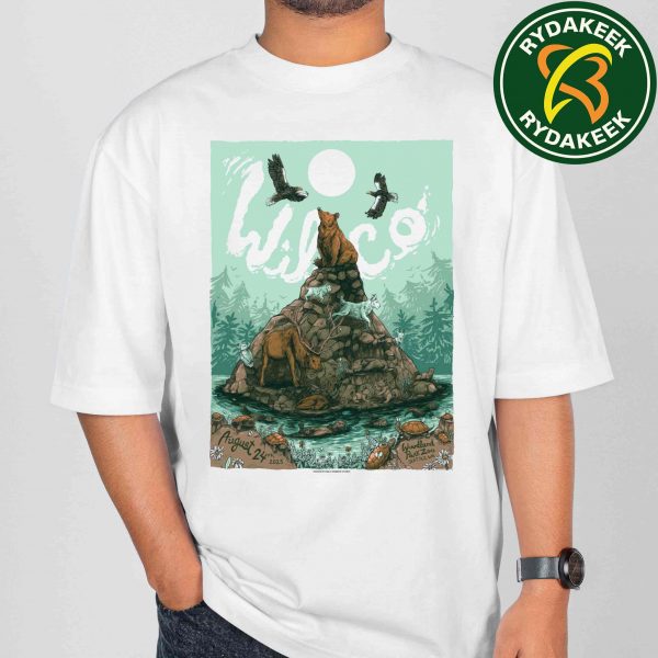 Wilco Event Merchandise In Seattle WA At Woodland Park Zoo On August 24 2025 Unisex T-Shirt