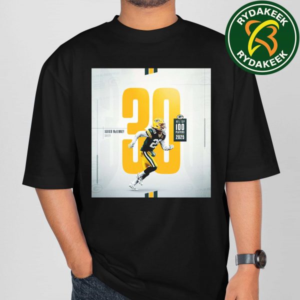 Xavier McKINney Green Bay Packers NFL Top 100 At 30 in 2025 Unisex T-Shirt