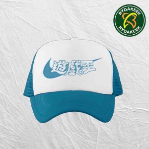 Yu-Gi-OH X Nike Blue Eyes White Dragon 2025 Merchandise Blue Trucker Hat