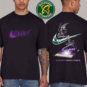 Yu-Gi-OH X Nike Dark Magician 2025 Merchandise Two Sided Unisex T-Shirt