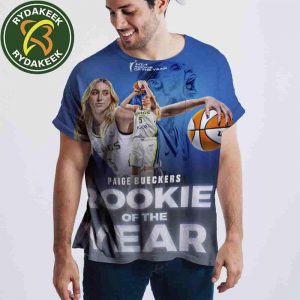 2025 WNBA Kia Rookie Of The Year Paige Bueckers Dallas Wings All Over Print Shirt