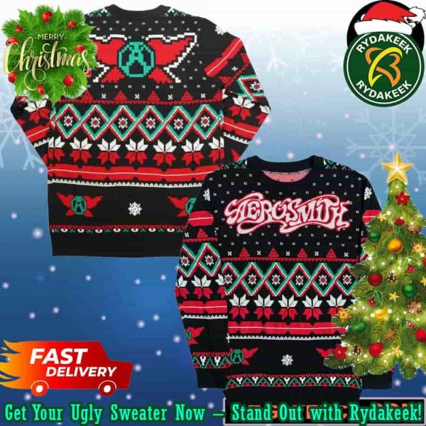 Aerosmith Chirstmas Gifts 2025 Xmas For Family And Friends Ugly Sweater
