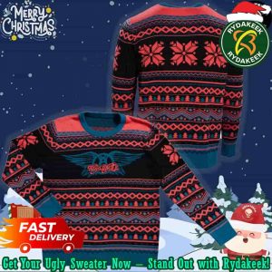 Aerosmith Wings Ugly Christmas Sweater Chirstmas Gifts 2025 Xmas For Family And Friends Ugly Sweater