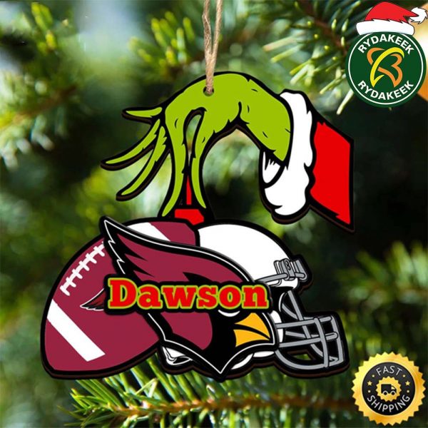 Alabama Crimson X Grinch NFL Christmas Tree Decorations Ornament