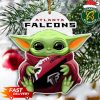 San Francisco X Baby Yoda NFL Christmas Tree Decorations Ornament