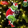 Baltimore Ravens X Grinch Hand NFL Christmas Tree Decorations Ornament