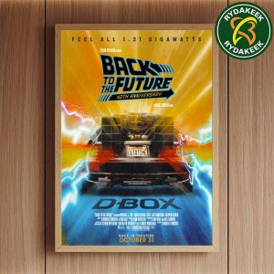 Back To The Future The Film’s 40th Anniversary Back In Theaters IMAX On October 31 2025 Feel All 121 Gigawatts Home Decor Poster Canvas