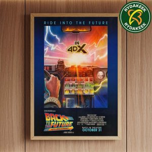 Back To The Future The Film’s 40th Anniversary Back In Theaters IMAX On October 31 2025 Ride Into The Future Home Decor Poster Canvas