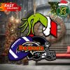 Baltimore Ravens X Grinch NFL Christmas Tree Decorations Ornament