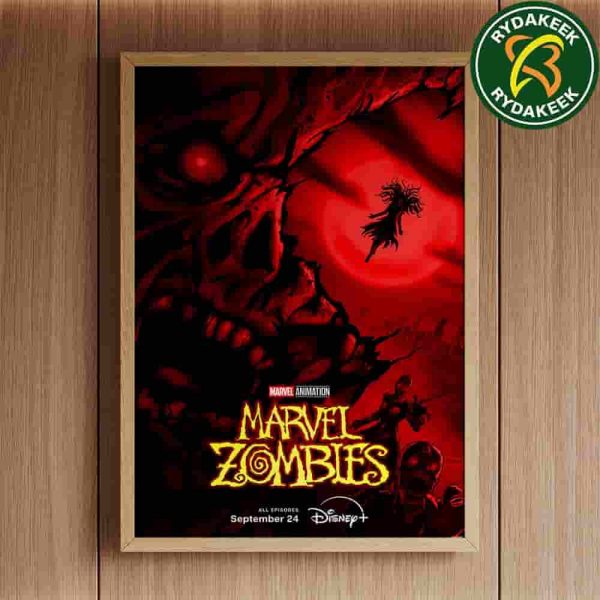 Behold Scarlet Witch Queen Of The Dead Marvel Zombies Four Part Animated Event September 24 Home Decor Poster Canvas