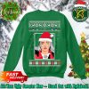 Billie Eilish Red Chirstmas Gifts Xmas For Family And Friends Ugly Sweater