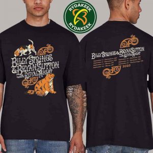Billy Strings And Bryan Sutton With Royal Masat 2025 Groundhog Tee With Dates Merch T-Shirt