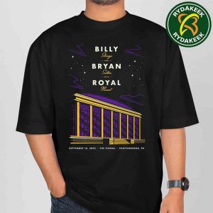 Billy Strings And Bryan Sutton With Royal Masat Poster For Show In Chattanooga TN At The Signal On September 16 2025 T-Shirt