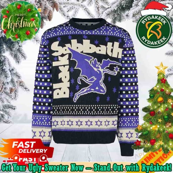 Black Sabbath Band 3D Holiday 2025 Gift For Fans Ugly Sweater