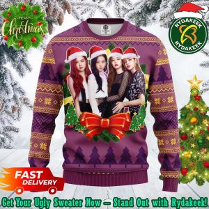 Blackpink Purple Chirstmas Gifts Xmas For Family And Friends Ugly Sweater