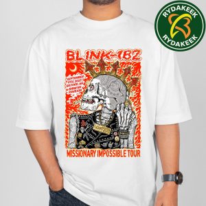 Blink 182 Missionary Impossible 2025 Tour In Gilford NH On September 9 At The BankNH Pavilion Unisex T-Shirt