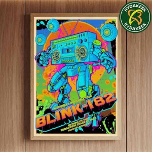 Blink 182 Missionary Impossible 2025 Tour In Saratoga Springs On September 7 2025 Broadview Stage At SPAC Home Decor Poster Canvas