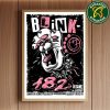 Blink 182 Missionary Impossible 2025 Tour In Virginia Beach At Veterans United Home Loans Amphitheater On September 4 2025 Home Decor Poster Canvas