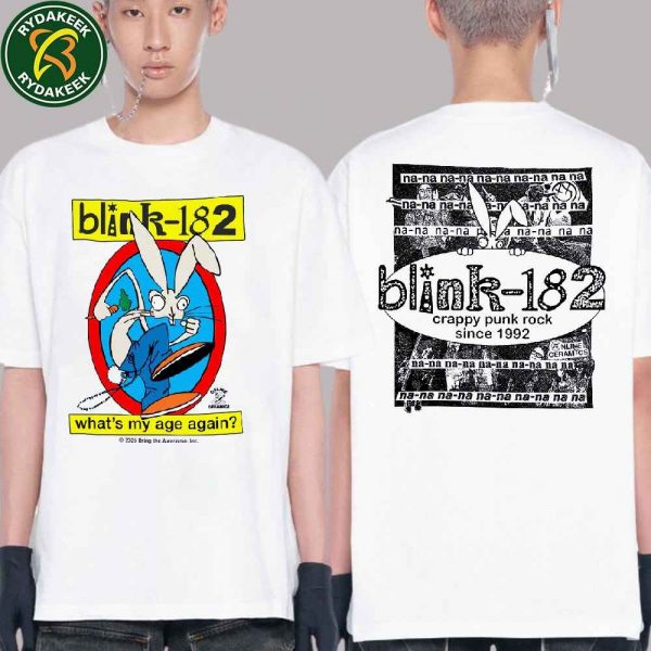 Blink-182 Missionary Impossible Tour 2025 What’s My Age Again Tee Merchandise Unisex T-Shirt