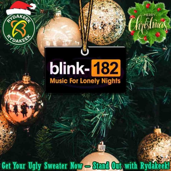 Blink-182 Music For Lonely Nights Christmas 2025 Tree Decorations Ornament