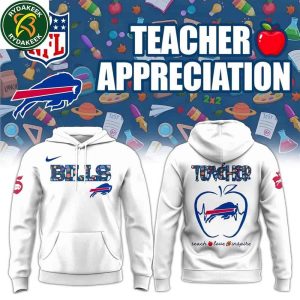 Buffalo Bills Nike Logo Teacher Appreciation 2025 All Over Print Hoodie Shirt