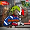Carolina Panthers X Grinch NFL Christmas Tree Decorations Ornament