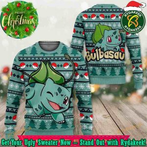 Bulbasaur Pokemon Lovely Christmas Ugly Christmas Sweater