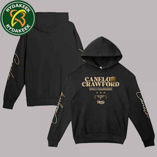 Canelo Vs Terence Crawford Championship Las Vegas 2025 Hoodie Shirt Official Fight Night Pullover For Boxing Fans