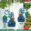 Buffalo Bills NFL Custom Name Tree Decorations Grinch Candy Cane Xmas Gift Ornament