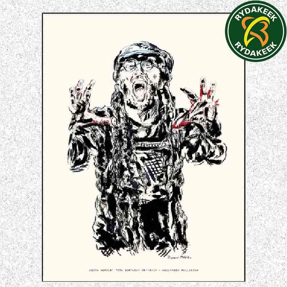 Circle Jerks Keith 70th Birthday Bash Raymond Pettibon Poster Los Angeles September 19 2025 Hollywood Palladium Home Decor Poster Canvas