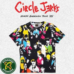 Circle Jerks North American Tour 2025 Member All Over Print Shirt