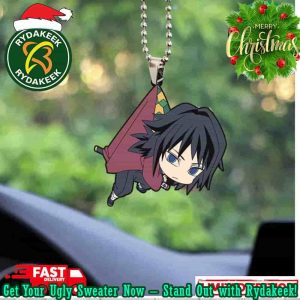 Cute Anime Demon Slayer Giyu Tomioka Tree Christmas Decorations For Holiday Ornament 2025 Gift