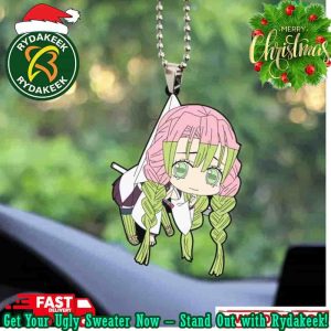 Cute Anime Demon Slayer Mitsuri Kanroji Christmas Tree Decorations Xmas Gift Ornament 2025 Gift