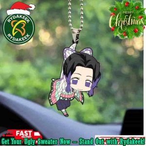 Cute Anime Demon Slayer Shinobu Kocho Christmas Tree Decorations Ornament 2025 Gift
