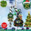 Houston Texans NFL Custom Name x Grinch Candy Cane Christmas Gift Tree Decorations Ornament