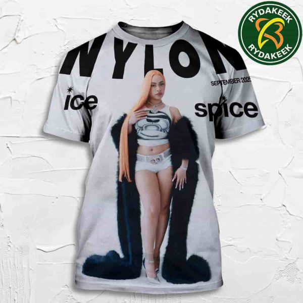 Ice Spice Cover Nylon Magazine Special Issue September 2025 All Over Print T-Shirt