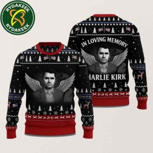 In Loving Memory Charlie Kirk Ugly Christmas Sweater Hilarious Festive Tribute Holiday Sweater