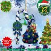 Houston Texans NFL Custom Name x Grinch Candy Cane Christmas Gift Tree Decorations Ornament