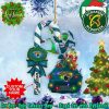Indianapolis Colts NFL x Custom Name Grinch Candy Cane Christmas Tree Decorations Ornament