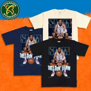 Jalen Williams All Star Champion Featured On Cover Of Slam 258 NBA OKC Thunder They Gon Learn T-Shirt