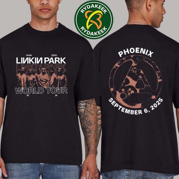 Linkin Park From Zero World Tour Phoenix CA At Footprint Center On September 6 2025 Felicia Chiao Two Sided T-Shirt