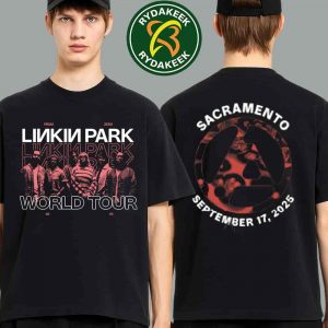 Linkin Park From Zero World Tour Sacramento 2025 Event T Shirt Golden 1 Center September 17 Unisex Merchandise