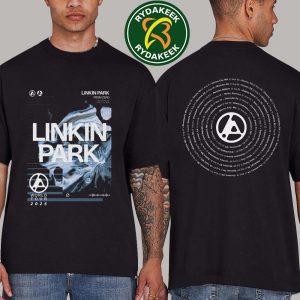 Linkin Park Unisex Adult Zero Official Merch Jagged Tour 2025 T-Shirt